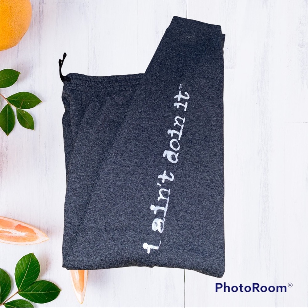 “i ain’t doin it” Unisex Jogger by Heather Land